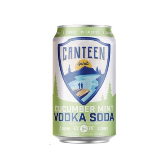 Canteen Cucumber Mint Vodka Soda - 1 can / 12oz - 