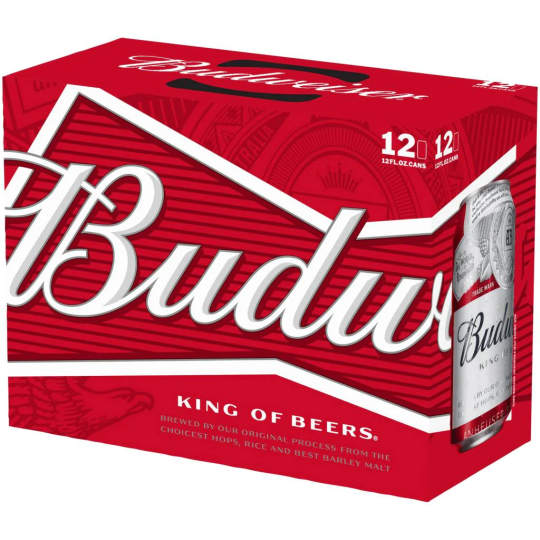 Budweiser - 12 cans / 12oz - 