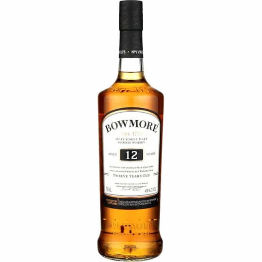 Bowmore Islay Single Malt Scotch Whiskey 12 Years - 750mL - 