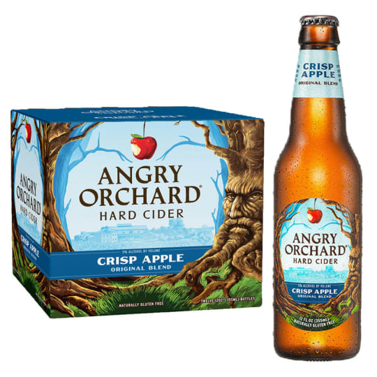 Angry Orchard Original 12 x 12oz Bottles - Crisp Apple has just the right amount of sweetness that makes the perfect drink when you're looking for something a little different. They're refreshing and naturally gluten-free. Contains 5% alcohol.