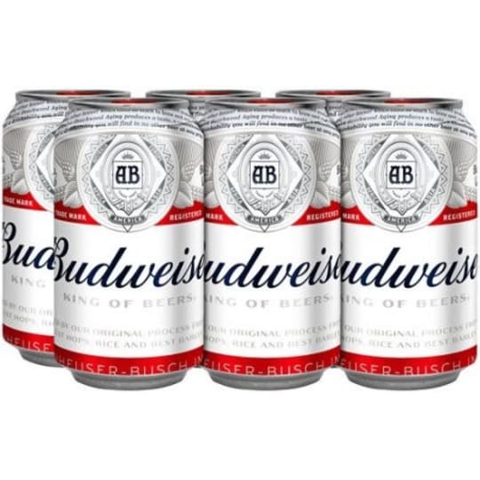 Budweiser 6-Pack Cans