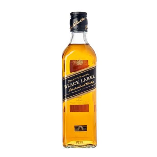 Johnnie Walker Black Label Blended Scotch Whisky - 375mL - Johnnie Walker Black Label's iconic square bottle makes it one of the world's most recognizable Scotch whiskies - and it's also one of whisky critic Jim Murray's favorite blends: 'If there is a silkier delivery on the market today, I have not seen it: this is sublime stuff...one of the world's most masterful whiskies back in all its complex glory'
