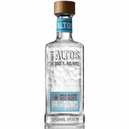 Olmeca Altos Tequila Plata - 750mL - Altos Tequila Plata is made from 100% blue agave grown in the Los Altos highlands of Mexico. Complete with herbal notes of cooked agave, Plata is slightly citric and sweet with a fruity aroma. It's a classic tequila for the modern world.