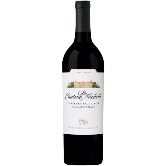 Chateau Ste. Michelle Cabernet Sauvignon - 750mL - A classic and a real steal, this generous cabernet offers scents of cassis and mocha, adorned with a hint of pine. The flavors are warm and open, its cedar accents lending old-school elegance to generous, dark fruit and slightly furry tannins. A great weeknight red for a smoked pork chop.