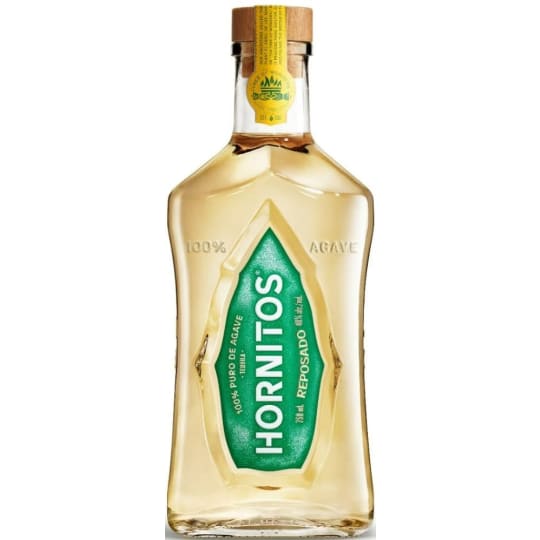 Hornitos Reposado Nuestro Tequila - 750mL - Has reduced contact with wood, giving it a paler color and livelier agave taste than other Reposados, and we like to think it leads to a livelier night than you'd otherwise have. Sip neat, on the rocks, or give your margaritas a top-shelf treatment with this pale straw-colored tequila.