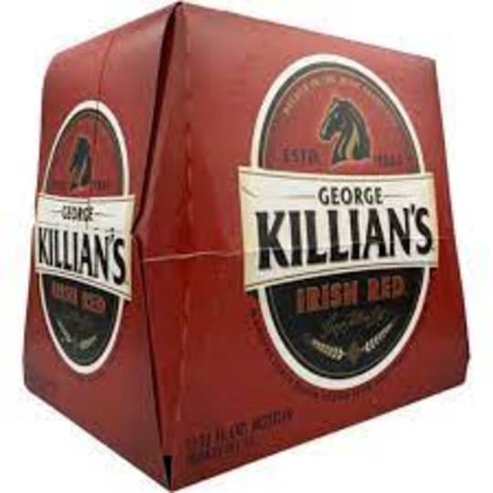George Killian's Irish Red 12 Pack Bottles - Using only pure spring water and the finest caramel malts, roasted longer and slower, give the brew a rich red color and distinctive taste. The beer is well known for its rich amber color and thick, creamy head. 3.5% ABV.