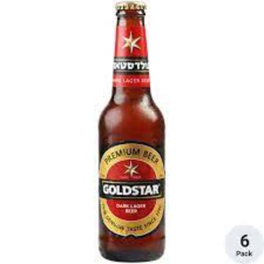 Goldstar 6 Pack 12oz Bottles - Israel- Munich Dunkel Lager- This pours a copper color with abundant carbonation. The malt provides a sweet bread-like aroma but is shows more toastiness on the palate. Good amount of hops keeps this in balance. 4.9% ABV.