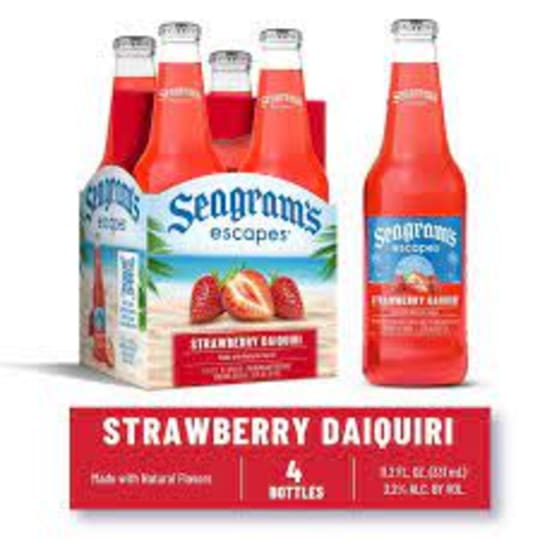 Seagrams Strawberry Daiquiri 4 Pack Bottles Delivery in Brooklyn, NY