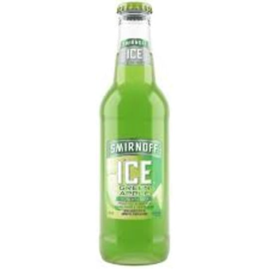 Green Apple Smirnoff 4 / 6 Packs 12oz Bottles - 