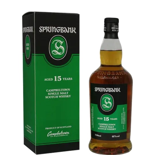 Springbank 15 Year Single Malt Scotch Whiskey - 750mL - 