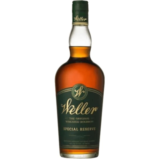 Weller Special Reserve Wheated Bourbon Whiskey - 750mL - The Original Wheated Bourbon Whiskey features an exceptionally smooth taste, substituting wheat for rye grain. Bottled at 90 proof, this bourbon stands out with its burnt orange color. Its softer flavor notes make this bourbon great for sipping or making cocktails.