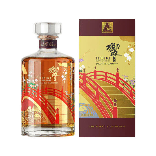 Hibiki Suntory Limited Edition Japanese Harmony 750ml - Japanese Whisky. Limited Edition Design.
