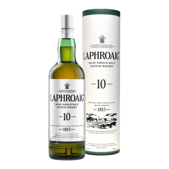 Laphroaig 10 Years Islay Single Malt - 750mL - 