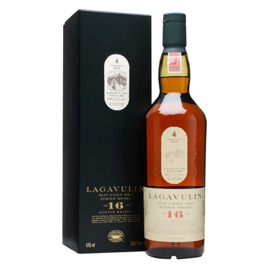 Lagavulin 16yrs 750ml - Islay Single Malt Scotch Whisky. 16yrs.