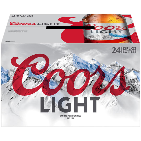 Coors Light 24pk Bottles - 