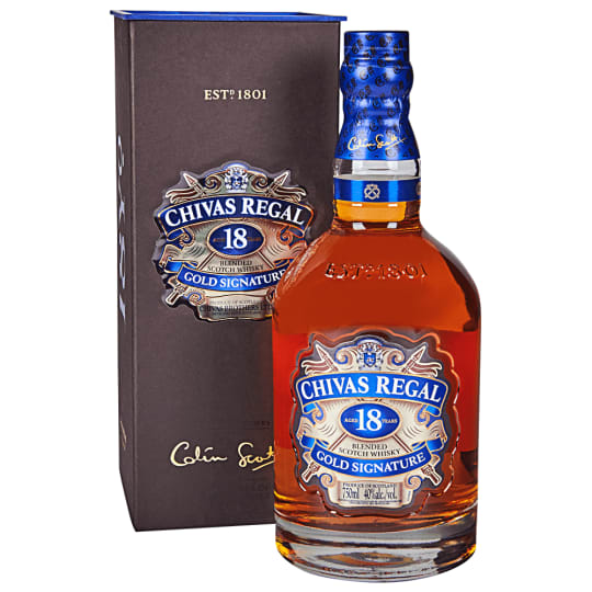 Chivas Regal 18yrs 750ml - Blended Scotch Whisky.