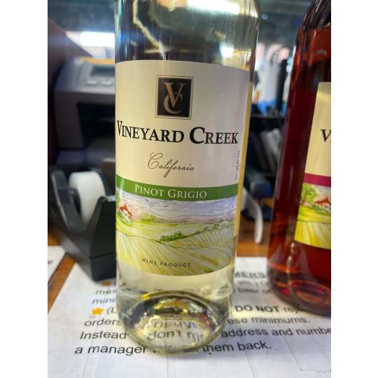 Vineyard Creek 750ml Pinot Grigio - 