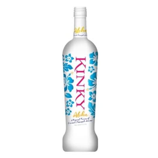 Kinky Aloha 750ml - Liqueur. A tropical fusion of coconut, pineapple & lime.