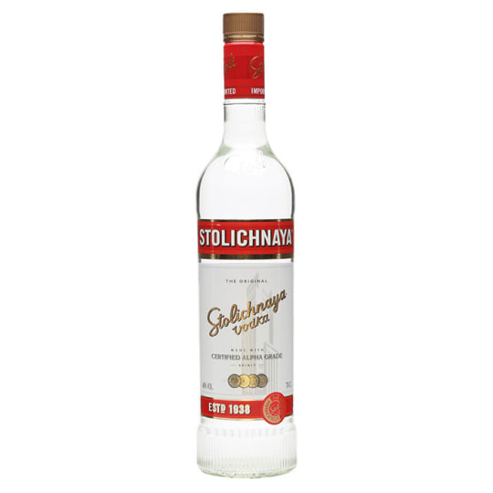 Stolichnaya 750ml - Vodka.