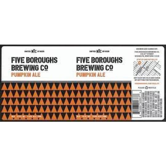 Five Boroughs Pumpkin Ale 6pack - 