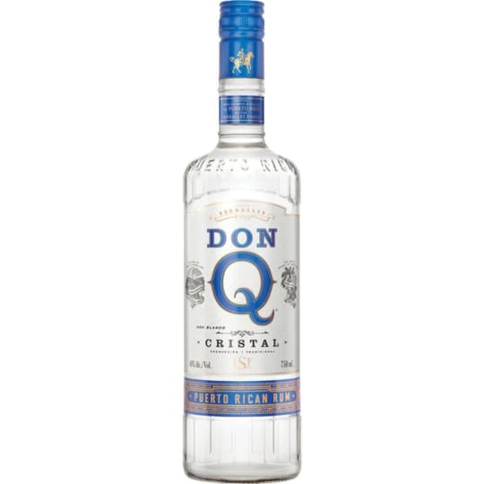 Don Q Cristal 750ml - White Rum.