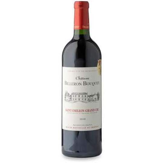 Chateau Billeron Bouquey Saint Emilion Grand Cru 750ml - Bordeaux.