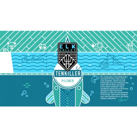 ELK VALLEY TENKILLER PILSNER 6 PK - 