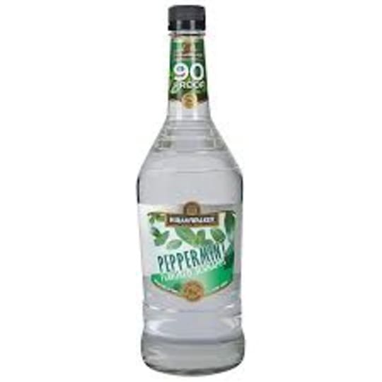 HIRAM WALKER 90 PR PEPPERMINT SCHN 1.0L - 