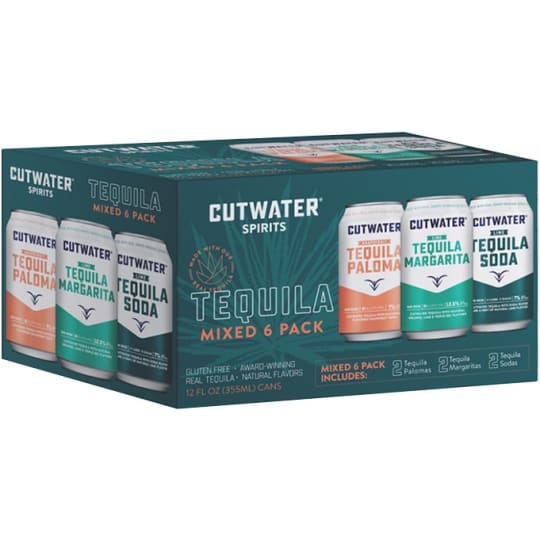 CUTWATER TEQUILIA MIX PACK 6 PK - 
