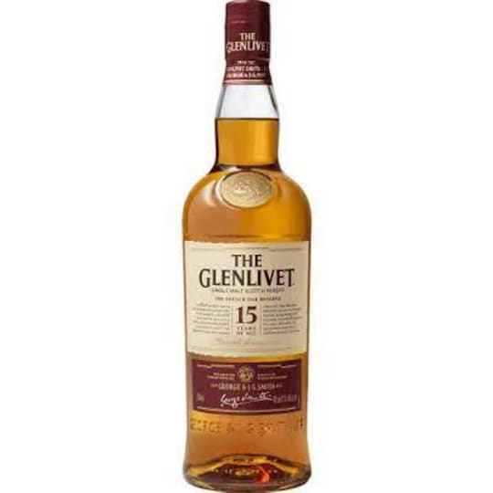 GLENLIVET 15YR SINGLE FRENCH  750ml - 