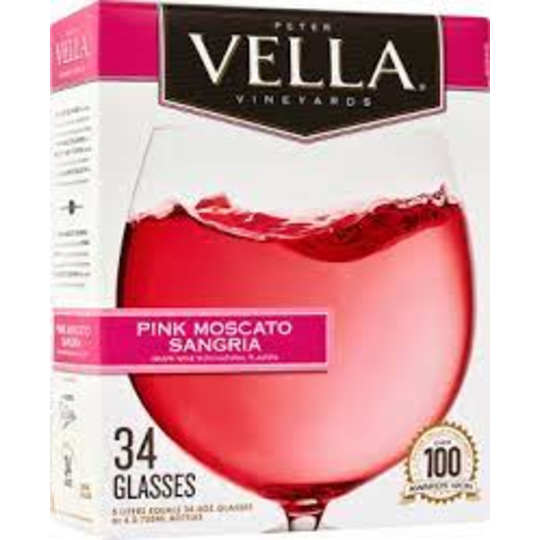 PETER VELLA PINK MOSCATO SANGRIA 5.0L - 