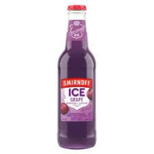 Grape Smirnoff 4 / 6 Packs 12oz Bottles - 4.5% ABV.