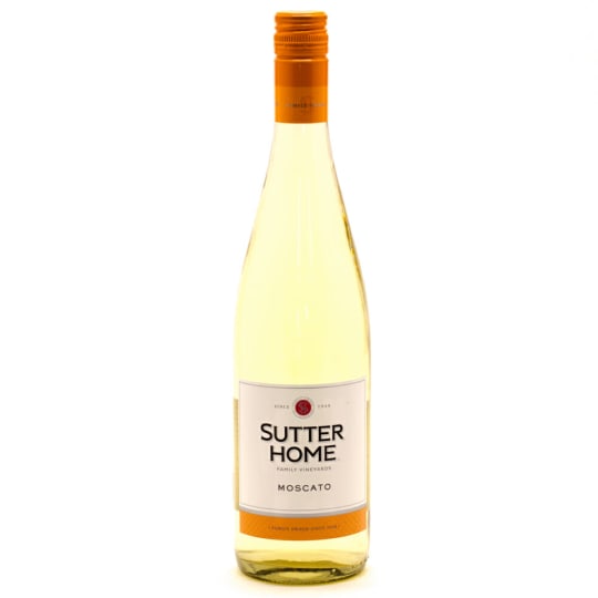 Sutter Home Moscato - 750mL - You don't have to visit a farmers market to take in the rousing scents of rose, lychee fruit, and peach. Just open a bottle of our Moscato wine. A little sweet and very likeable, it speaks of the good life. Beautifully balanced, with good acidity, the creamy peach and honeydew melon will linger on your tongue. Serve while chilled, with light cheeses, desserts, fruits, and loved ones.