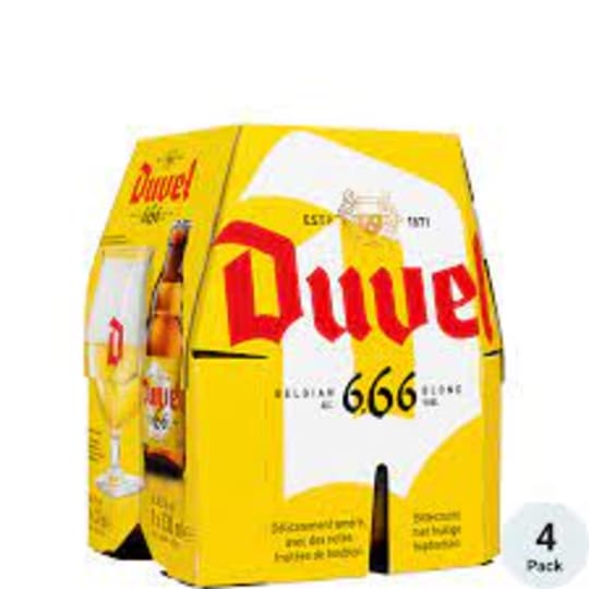 Duvel 6.66 4 Pack 12oz Bottles - 