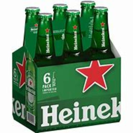 Heineken 6Pack 12oz Bottle - Smooth, nicely blended bitterness with a clean finish. This fresh, high quality Heineken is enjoyed near and far since 1873. 5% ABV.