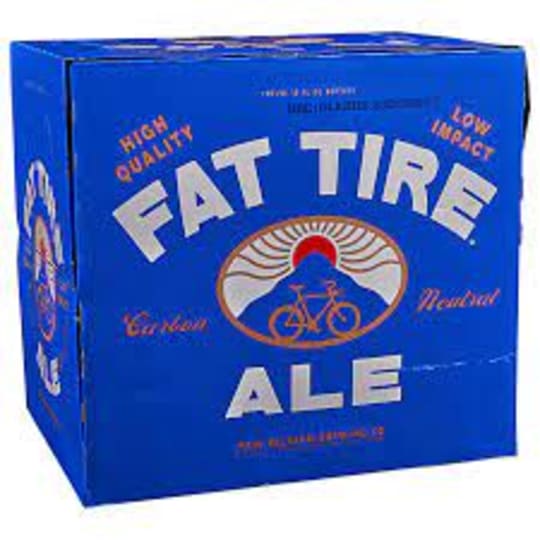 Fat Tire 12 Pack 12oz Bottles - Fat Tire is the easy-drinking Amber Ale born in Colorado from New Belgium Brewing Company. 5.2% ABV.