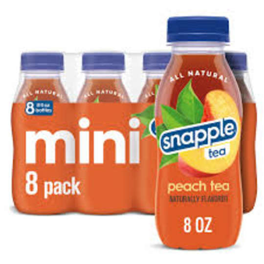 Snapple Mini Peach 8 Pack - 