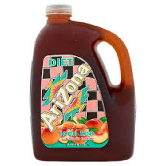 Arizona Diet Iced Tea with Peach Gallon Bottle - 