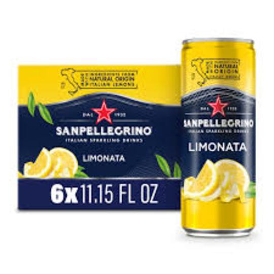 San Pellegrino 6 Pack Cans Limonata - 