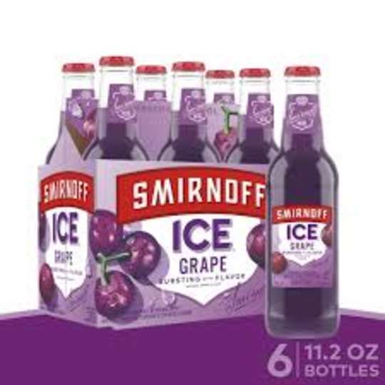 Smirnoff Grape 6 Pack Bottles - 