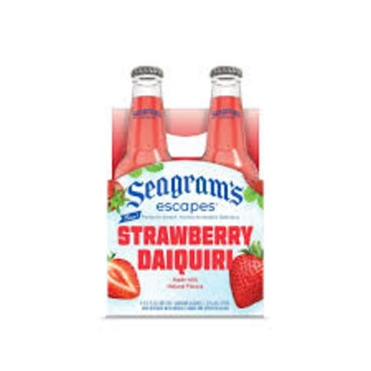Seagram 4 Pack Bottles Strawberry Daiquiri - 