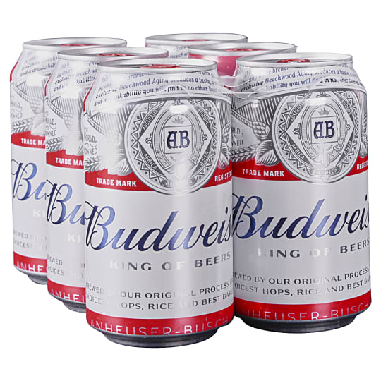 Budweiser 6pk cans - 