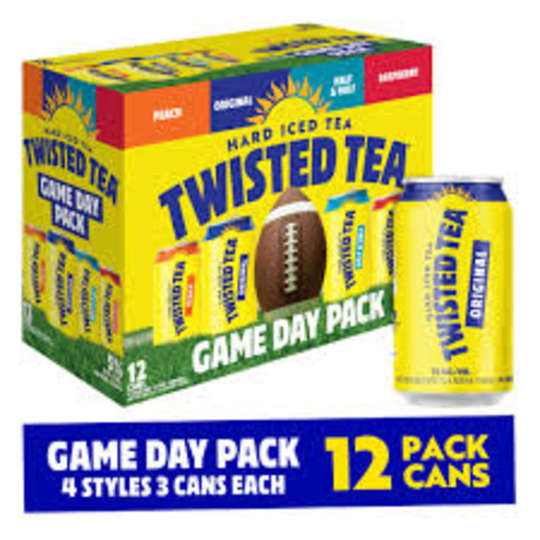 Twisted Tea Game Day Plan 12pack Cans - 