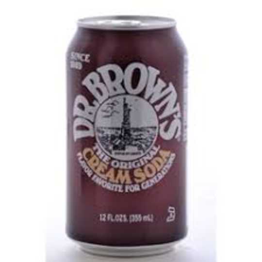 Dr. Browns Cream Soda 6 Pack Cans - 