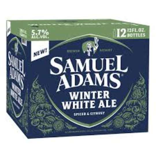 *Seasonal* Sam Adams Winter White Ale 12 Pack Bottle - 