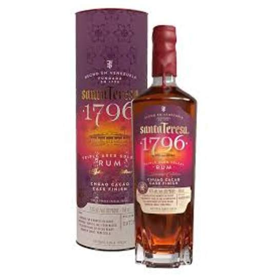 Santa Teresa 1796 Chuao Cacao Cask 750ml - Rum. Chuao Cacao Cask.