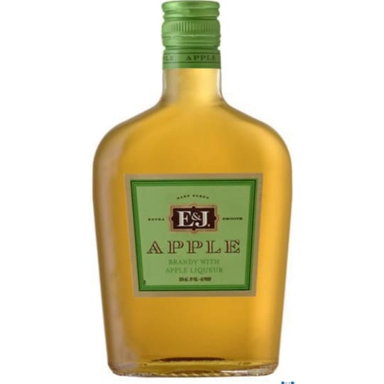 E&J BRANDY APPLE 375ML - 