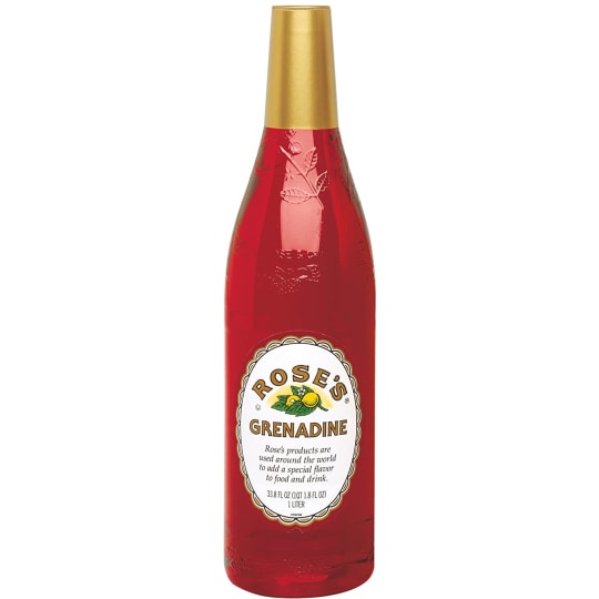Rose's Grenadine - 1L - The rich taste of Rose's Grenadine is made with the unique taste of pomegranate flavor, and it's sweetened for ultimate mixability into your favorite spirits and cocktails. Rose's Grenadine is also a perfect accent for non-alcoholic beverages to add a splash of color and flavor.