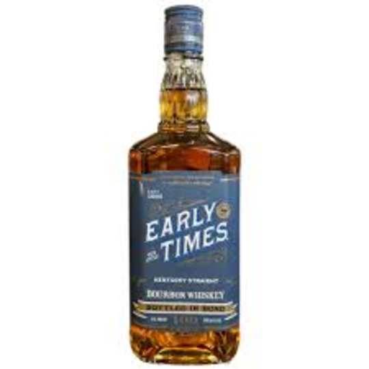 Early Times Bottled-in-Bond - 750mL - Early Times Bottled-in-Bond is a highly regarded, budget-friendly Kentucky straight bourbon whiskey. It features a mash bill of 79% corn, 11% rye, and 10% malted barley. It is aged for at least four years and bottled at 100 proof (50% ABV).