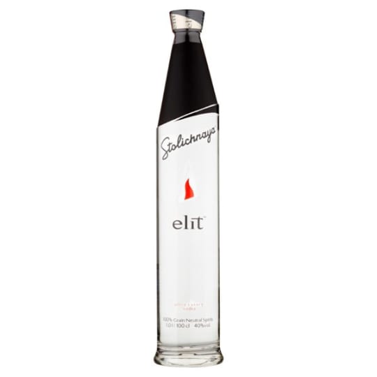 Stoli Elit - 1L - Stolichnaya Elit is a highly decorated ultra-luxury vodka renowned for its velvety texture and exceptional purity. Crafted with precision, it features a signature profile that caters perfectly to vodka connoisseurs who appreciate the spirit's refined and distinct qualities.
